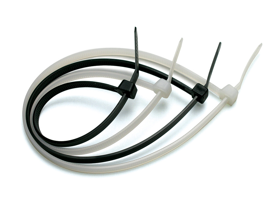 100 x YELLOW Cable Ties 200mm x 4.8mm Nylon Zip Ties 